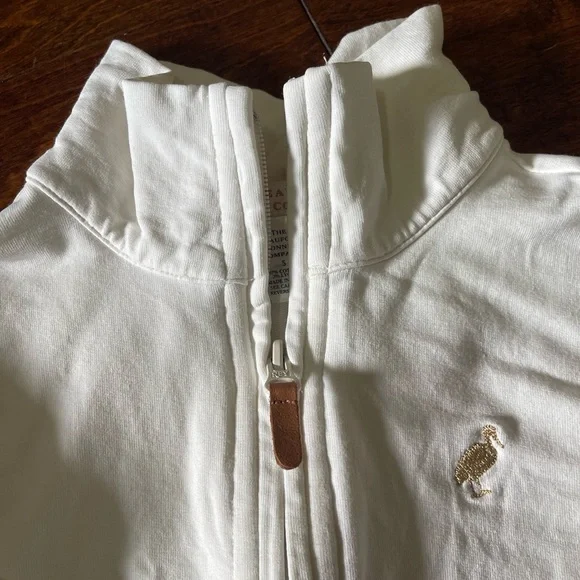 TBBC Hayword Half Zip Pullover Top Cream- sz 5 - Picture 4 of 6